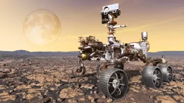 Perseverance captured an unusual sunset on Mars