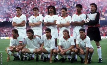 AC Milan v Red Star Belgrade: Arrigo Sacchis Immortals & their brush with death